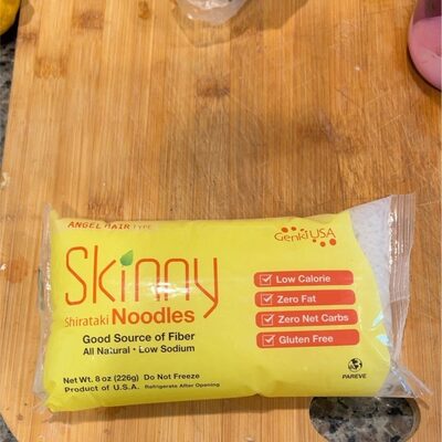 Shirataki Noodles, Angel Hair Type
