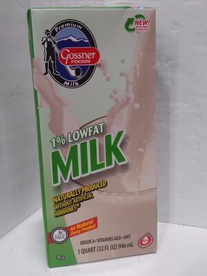Gossner Foods, 1% Lowfat Milk