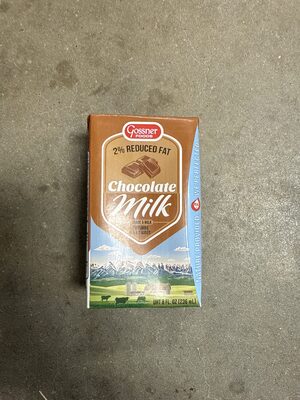 2% Reduce Fat Milk, Chocolate
