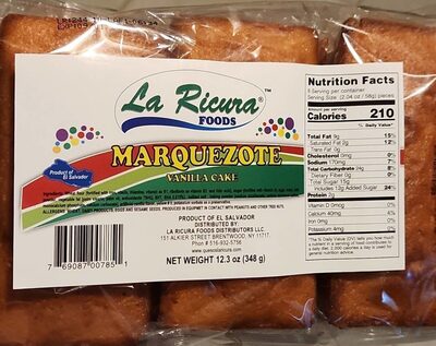 Vanilla Marquezote Cake, Vanilla
