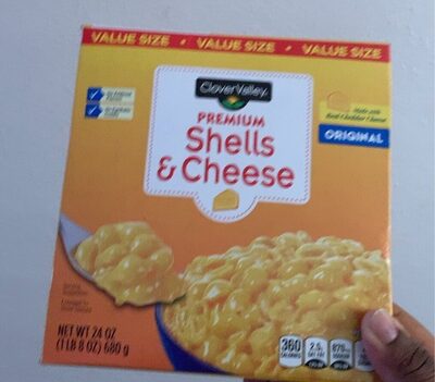 Original Flavored Premium Shells & Cheese, Original