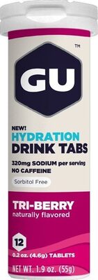 Hydration Sodium 320 Mg / Serving Drink Tablets, Tri-Berry, Tri-Berry
