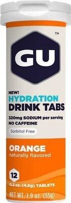 Orange Hydration Drink Tablets, Orange