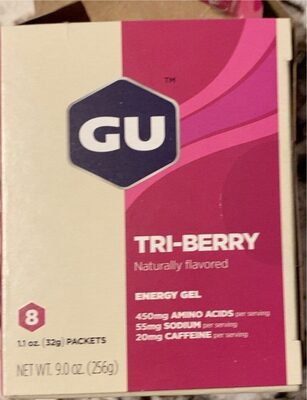 Tri-Berry Flavored Energy Gel, Tri-Berry