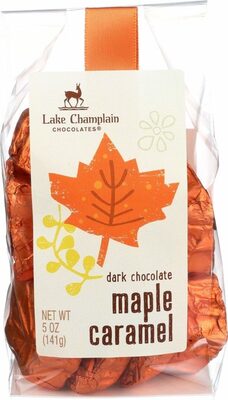 Lake Champlain Chocolates, Dark Chocolate, Maple Caramel, Maple Caramel