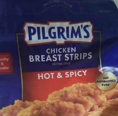 Hot & Spicy Chicken Breast Strips, Hot & Spicy