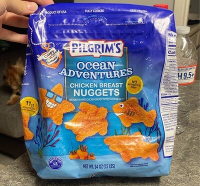 Chicken Breast Breaded Shaped Chicken Breast Patties With Rib Meat Nuggets, Chicken Breast