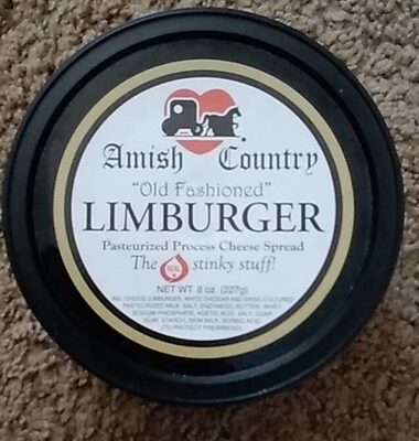 "Old Fashioned" Limburger Pasteurized Process Cheese Spread, Limburger