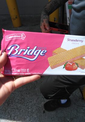 Strawberry Cream Wafer Cookies, Strawberry