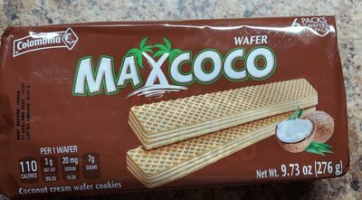 Maxcoco Coconut Cream Wafer Cookies