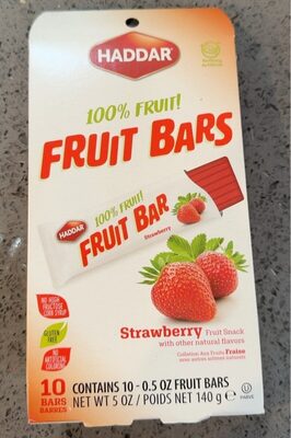 Strawberry Fruit Snack Bar, Strawberry