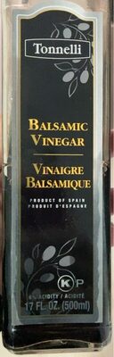 Tonnelli Balsamic Vinegar, 17 Fl Oz