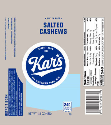 Salted Cashews Trail Mix