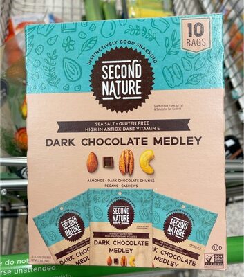 Almonds Dark Chocolate Chunks Pecans Cashews Dark Chocolate Medley, Almonds Dark Chocolate Chunks Pecans Cashews