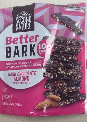 Dark Chocolate Almond With Whey Protein Isolate, Dark Chocolate Almond