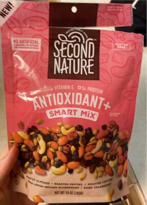 Antioxidant+ Roasted Almonds, Roasted Pepitas, Roasted Cashews, Dried Lemon-Infused Blueberries, Dried Cranberries Smart Mix, Antioxidant+