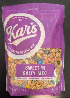 Sweet 'N Salty Peanuts, Cocoa Candies, Raisins, Sunflower Kernels Mix, Sweet 'N Salty