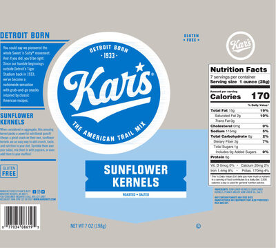Roasted, Salted Sunflower Kernels Trail Mix, Roasted, Salted Sunflower Kernels