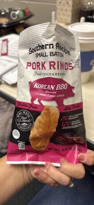 Korean Kimchi BBQ Pork Rinds Fried In Sunflower Oil, Korean Kimchi BBQ