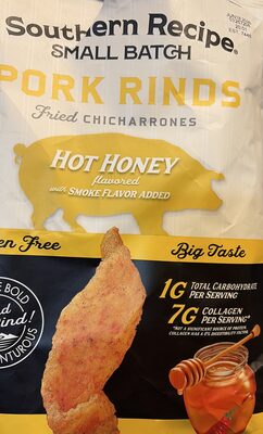 Hot Honey Pork Rinds Fried Chicharrones, Hot Honey
