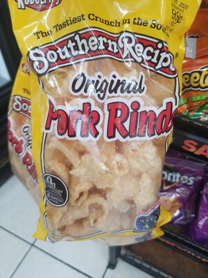 Rudolph's, Southern Recipe, Pork Rinds, Original, Original
