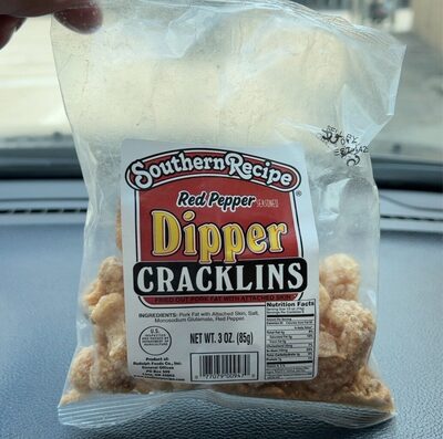 Red Pepper Seasoned Dipper Cracklins, Red Pepper Seasoned