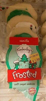 Vanilla Frosted Soft Sugar Cookies, Vanilla