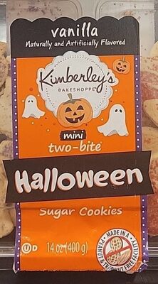 Vanilla Flavored Halloween Mini Sugar Cookies, Vanilla