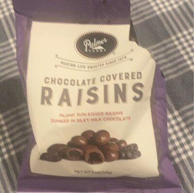 Plump, Sun-Kissed Raisins Dunked In Silky Milk Chocolate Covered Raisins, Chocolate