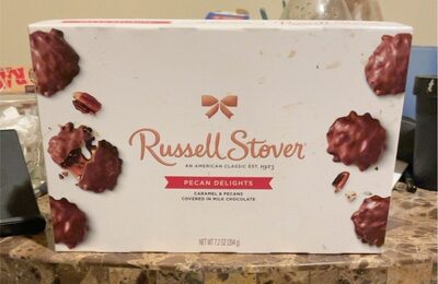Pecan Delights Caramel & Pecans Covered In Milk Chocolate, Pecan Delights