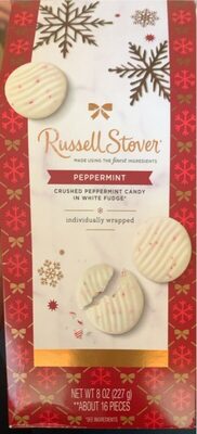Peppermint Crushed Peppermint Candy In White Fudge, Peppermint