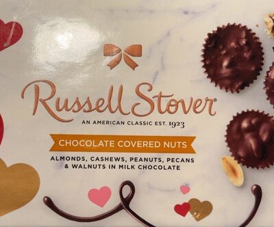 Almonds, Cashews, Peanuts, Pecans & Walnuts In Milk Chocolate, Chocolate Covered Nuts