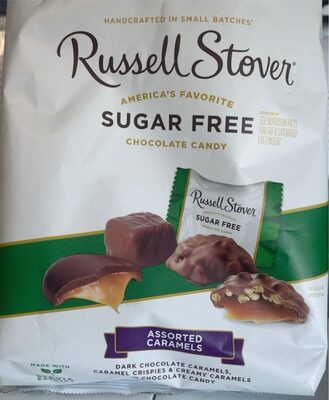 Assorted Caramels Sugar Free Chocolate Candy, Assorted Caramels