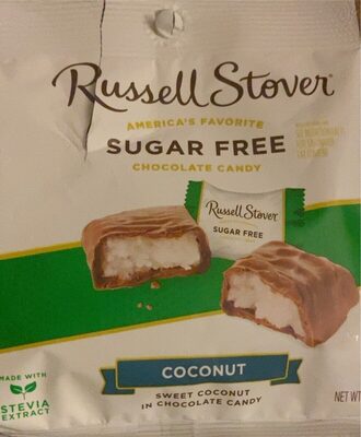 Sweet Coconut In Chocolate Candy, Coconut