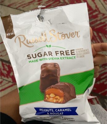 Sugar Free Peanuts, Caramel & Nougat Chocolate Candy, Peanut; Caramel; Nougat