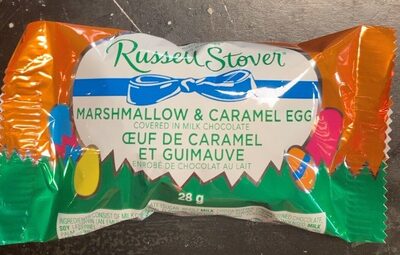 Marshmallow & Caramel Egg Covered In Milk Chocolate, Marshmallow & Caramel