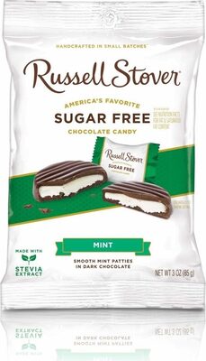 Russell Stover, Sugar Free Mint Patties Covered In Dark Chocolate