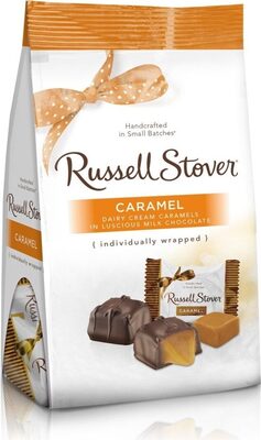 Caramel Dairy Cream Caramels In Luscious Milk Chocolate, Caramel