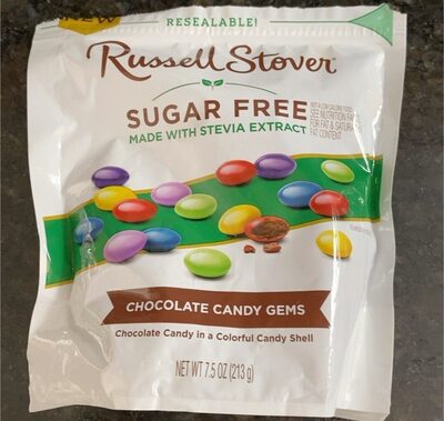 Sugar Free Chocolate Candy Gems