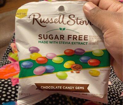 Chocolate Sugar Free Candy Gems, Chocolate