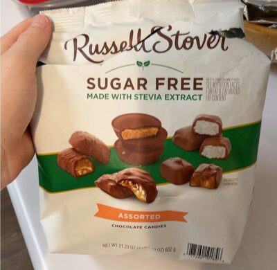 Assorted Sugar Free Chocolate Candies, Caramel, Peanut Butter, Pecan Delight, Coconut, Peanuts, Caramel & Nougat