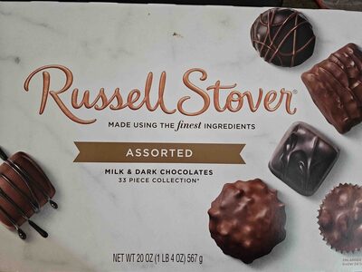 Assorted Milk & Dark Chocolates, Dark Chocolate Coconut Creme, Dark Chocolate Coconut Cluster, Milk Chocolate Caramel, Dark Chocolate Nut Caramel, Milk Chocolate Peanut Cluster, Dark Chocolate Vanilla Creme, Milk Chocolate Toffee, Milk Chocolate Maple Nut