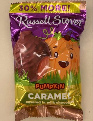 Pumpkin Caramel Covered Milk Chocolate, Pumpkin; Caramel
