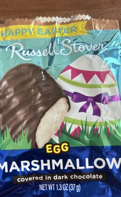 Covered In Dark Chocolate Marshmallow Egg 