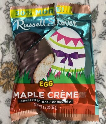 Egg Maple Crme Dark Chocolate, Maple Crme