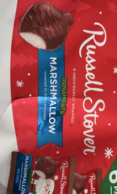 Milk Chocolate Marshmallow Ornaments, Milk Chocolate