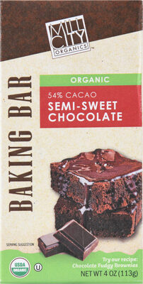 Organic Semi-Sweet Chocolate Baking Bar, Semi-Sweet Chocolate