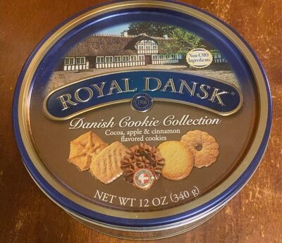Cocoa, Apple & Cinnamon Danish Cookie Collection, Cocoa, Apple & Cinnamon