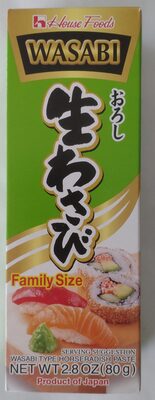 House Foods, Japanese Style Jumbo Wasabi, Hot, Hot