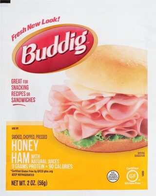 Buddig, Honey Ham With Natural Juices, Original, Original